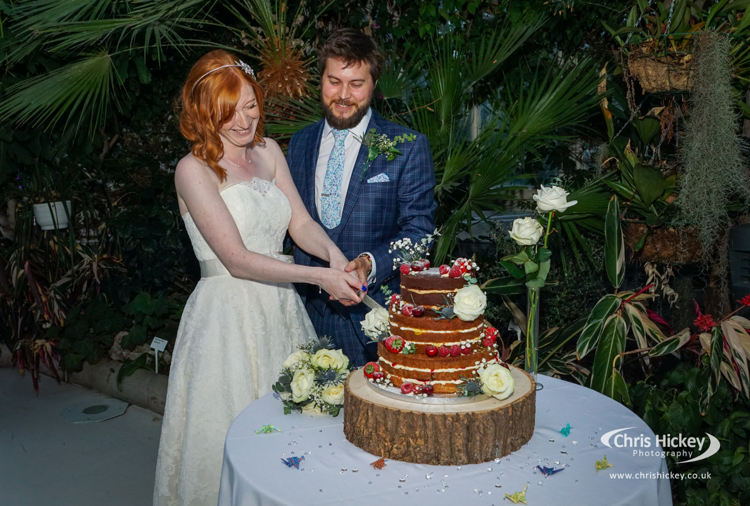 Wedding Cake at Sefton Park Palm House